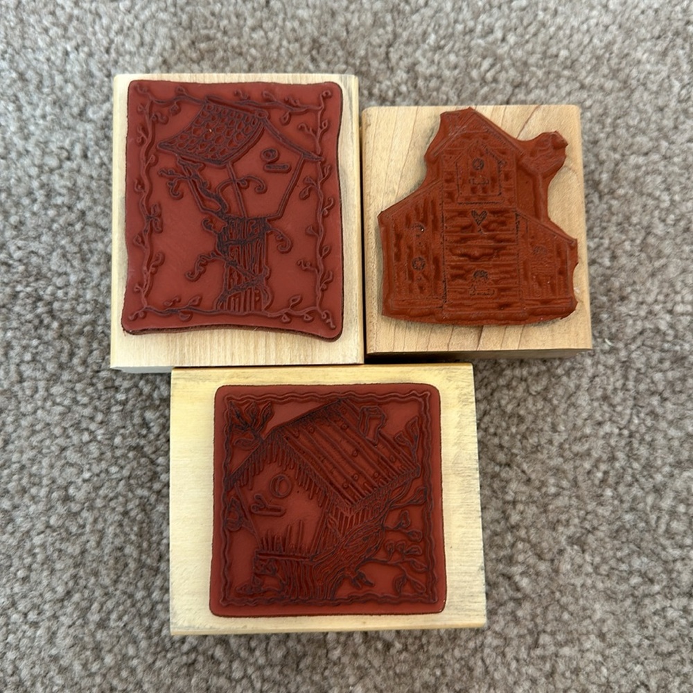 Birdhouse stamps - Picture 2 of 2